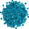 Sequins métall., bomb. env.1400 pc., env. Ø6 mm, Argent