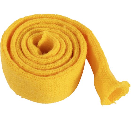 Manchon tricot, uni, l 4 cm