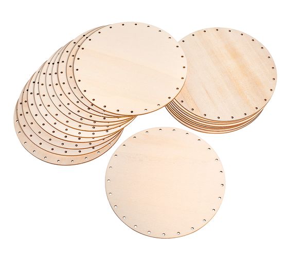 Fonds pour ouvrage en rotin VBS « Rond », 20 pc.