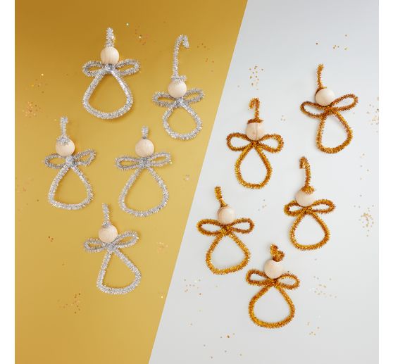 Perles en bois VBS &laquo; &Oslash; 25 mm &raquo;