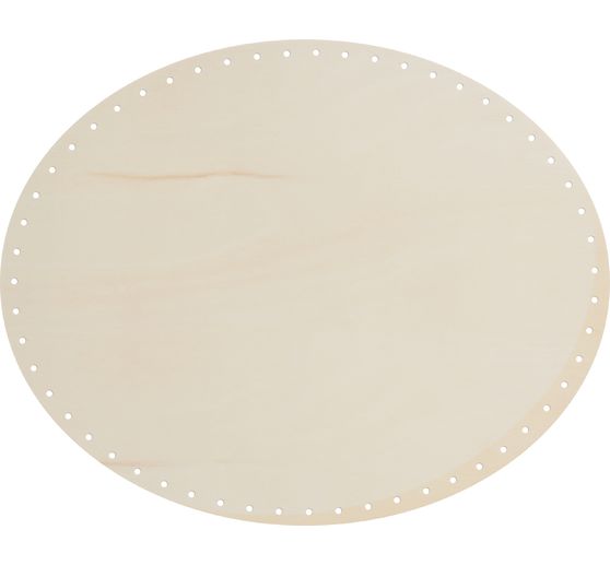 Fond pour ouvrage en rotin VBS &laquo; Ovale &raquo;, 4 mm, 35 x 28 cm