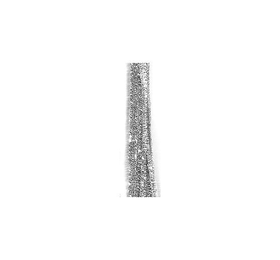 VBS Chenille wire "Silver", 8 mm, 50 cm, 10 pieces