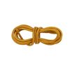 Bracelet en cuir rond, Ø 1 mm Jaune