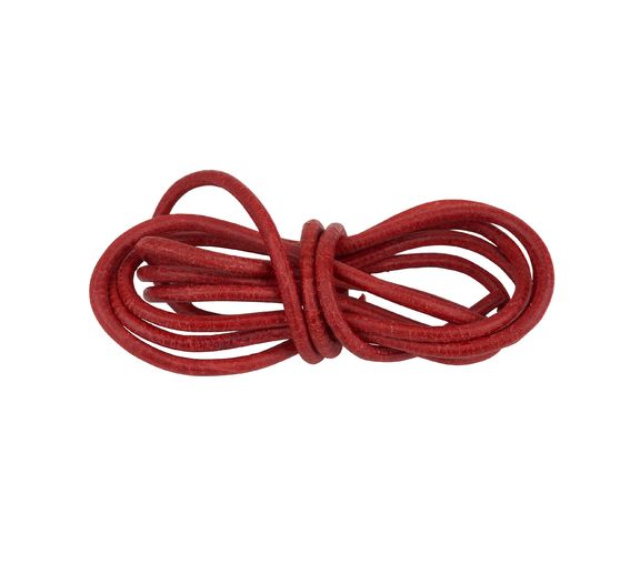 Bracelet en cuir rond, Ø 1 mm