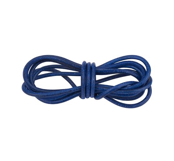 Bracelet en cuir rond, Ø 1 mm