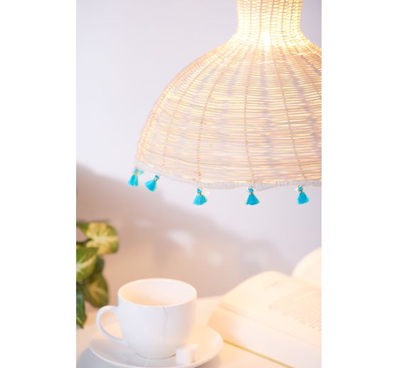 Moelle ronde de rotin VBS, ruban bleu, Ø 3 mm