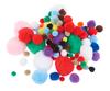 Pompons « Assortiment couleurs et tailles variées », 100 pc.