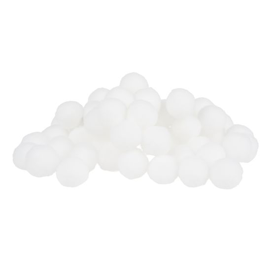 Pompons VBS, 15 mm, 60 pièces