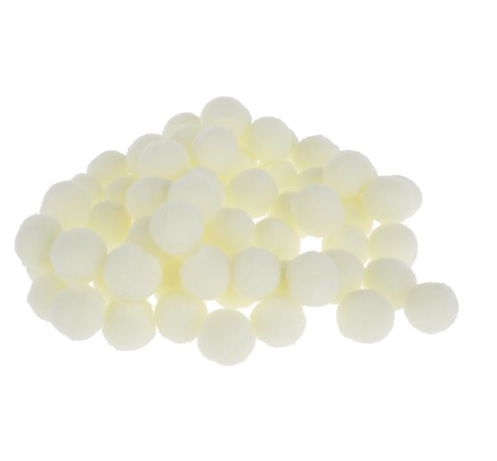 Pompons VBS, 15 mm, 60 pièces