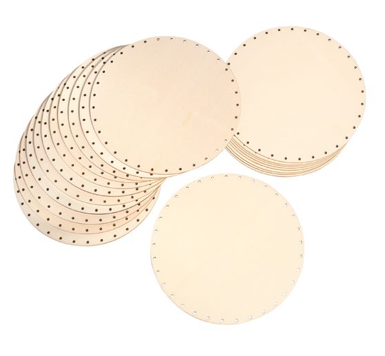 Fonds pour ouvrage en rotin VBS « Rond », 20 pc.
