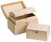 VBS Coffre en bois, set de 3 pièces