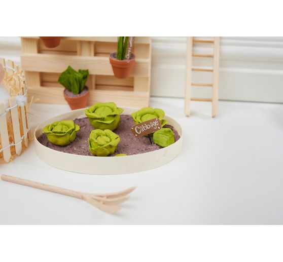 Outils de jardin en bois VBS, set de 3