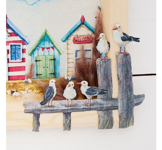 Cadre photo en bois VBS « Rectangle »