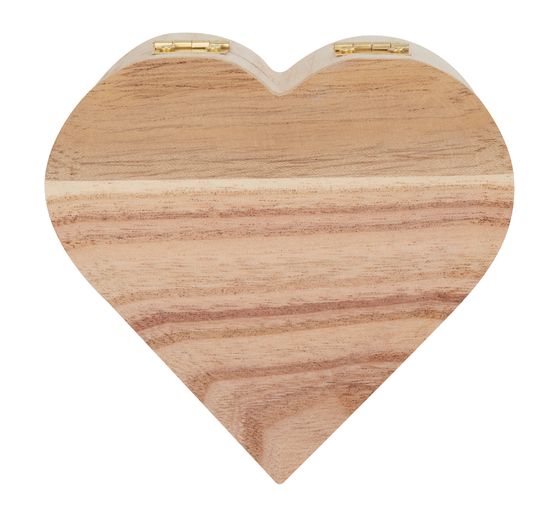 Coffret en bois VBS « Cœur »