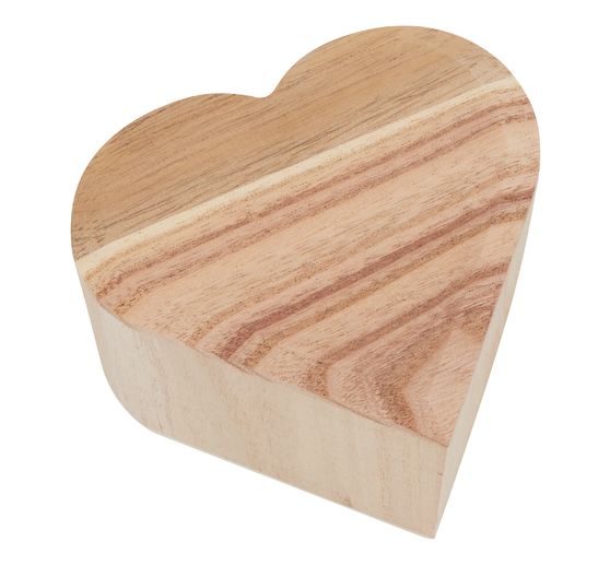 Coffret en bois VBS « Cœur »