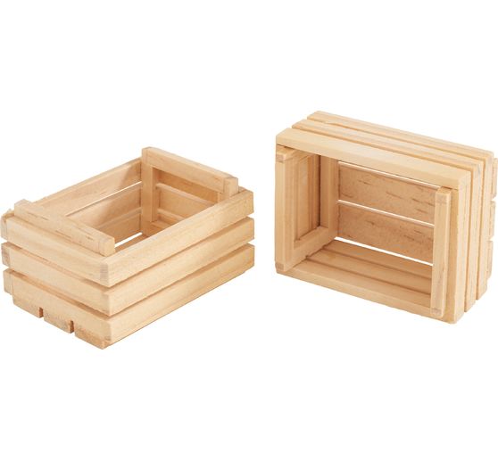 VBS Miniature Wooden Fruit Staircase, 2 pieces
