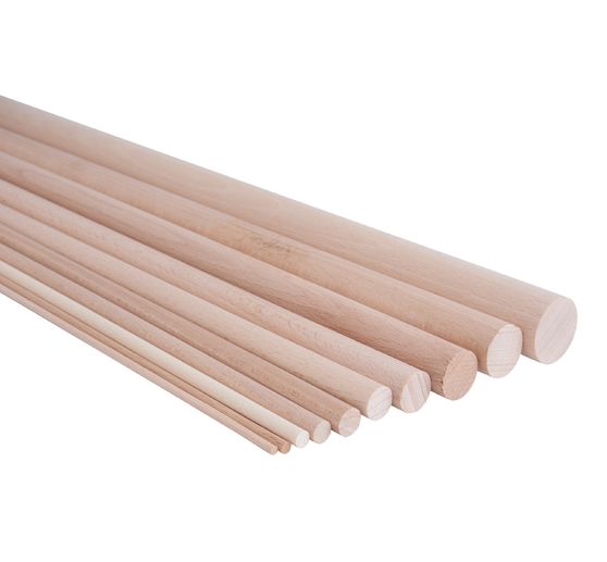 Baguette ronde en hêtre