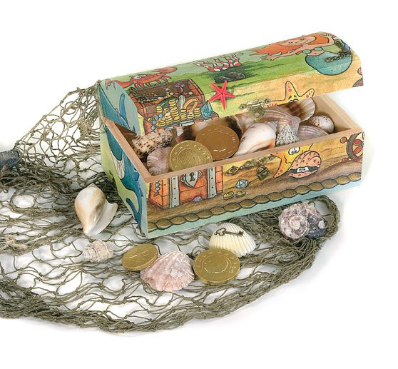 Coffre en bois VBS, 19,5 x 11,5 x 9 cm