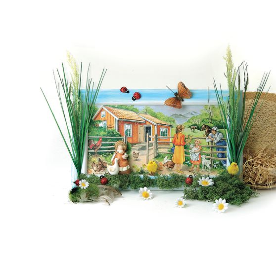 Cadre photo en bois VBS « Rectangle »