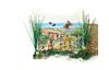 Cadre photo en bois VBS « Rectangle »