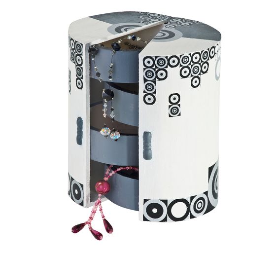 Armoire avec 4 compartiments VBS, ronde