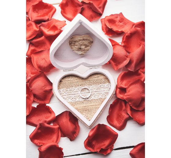 Coffret en bois VBS « Cœur »