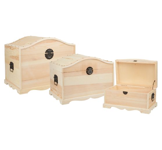 VBS Round lid chests, set of 3