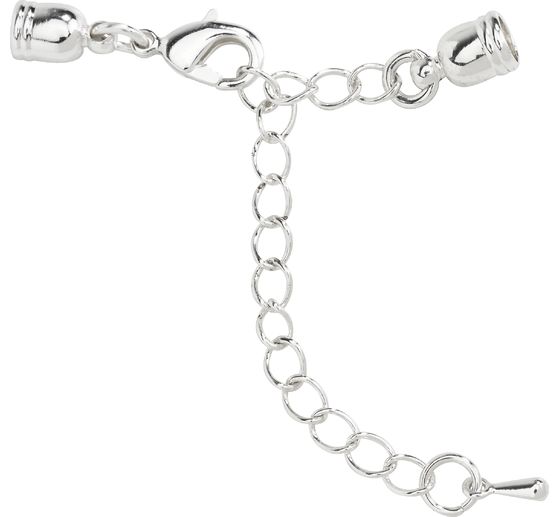 Parure bijou avec chaînette d'ajustement, 4 mm