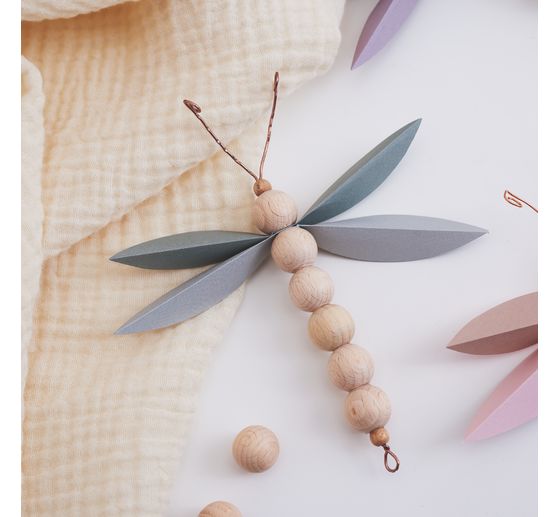 Perles en bois percées VBS « Ø 15 mm »
