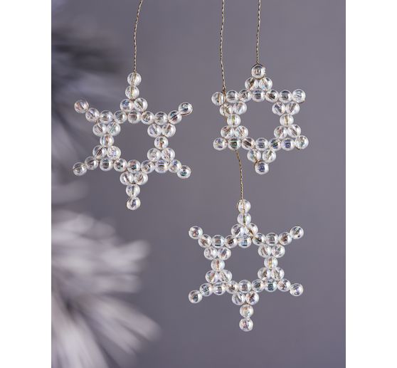 VBS Beads "Clear iridescent", 250 g