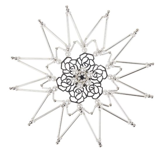 Set complet étoile en perles « Vintage Rose »