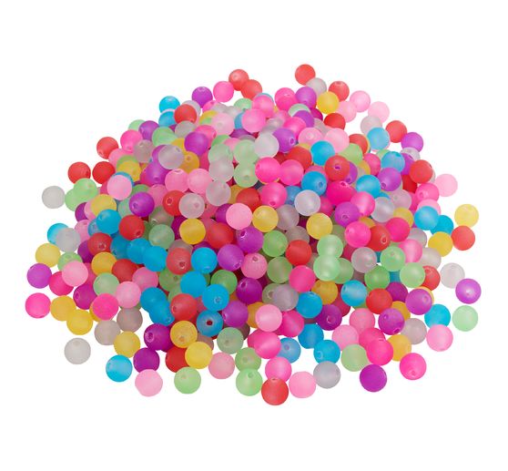 250 g de perles « Frosted », Ø 10 mm, Gros acheteurs VBS