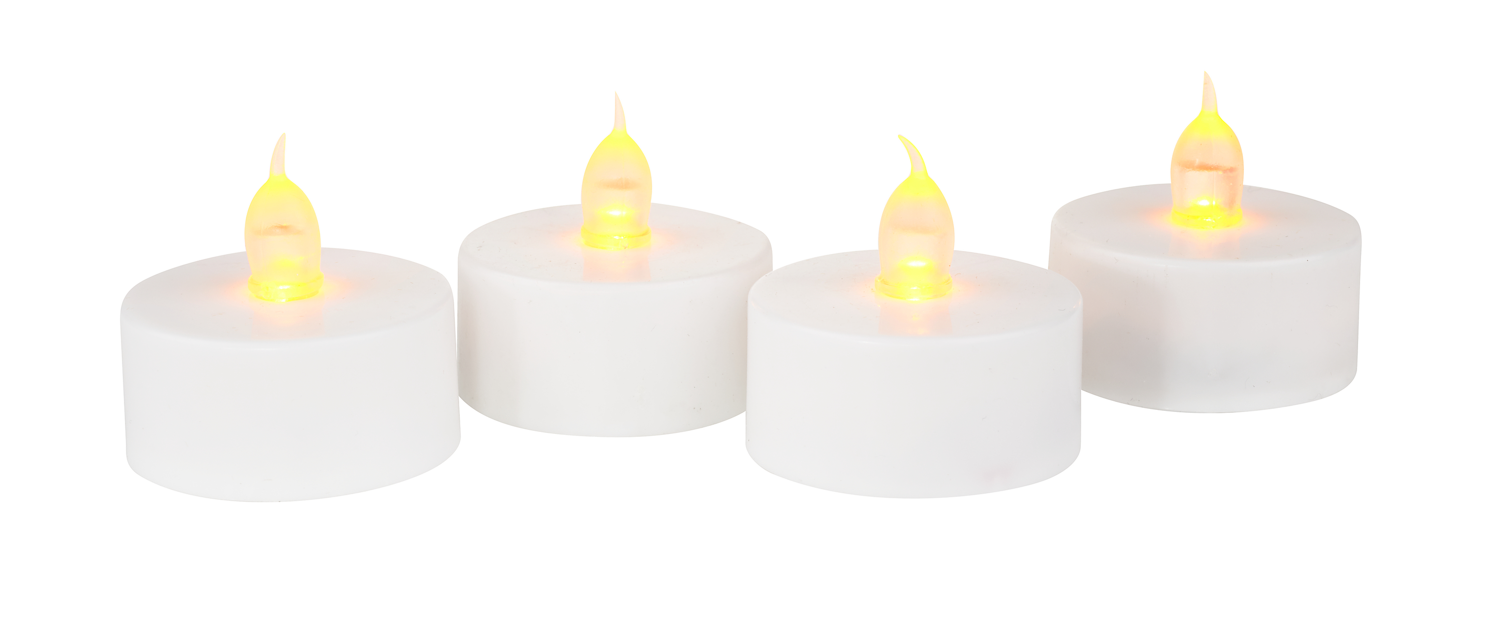 Ensemble de 4 bougies chauffe-plat à LED Goobay avec minuterie - une  solution d'éclairage merveilleuse