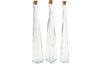 VBS Glass bottles "Geo", set of 3