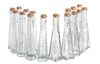 16 bouteilles en verre « Geolini », Gros acheteurs VBS