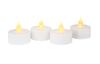 Bougies chauffe-plat LED VBS, 4 pièces, avec minuterie