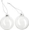 Boule en verre, &Oslash; 8 cm, 2 pc.