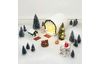 Sapins miniatures, enneigés, set de 16