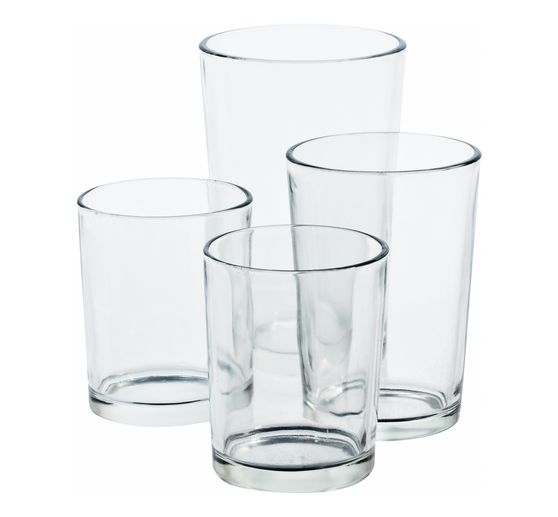 Verres à bougie chauffe-plat VBS, set de 4