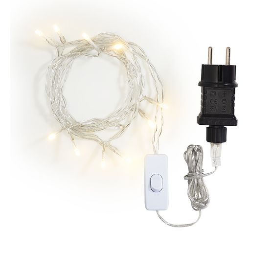 Guirlande lumineuse LED VBS, avec interrupteur, 10 LED