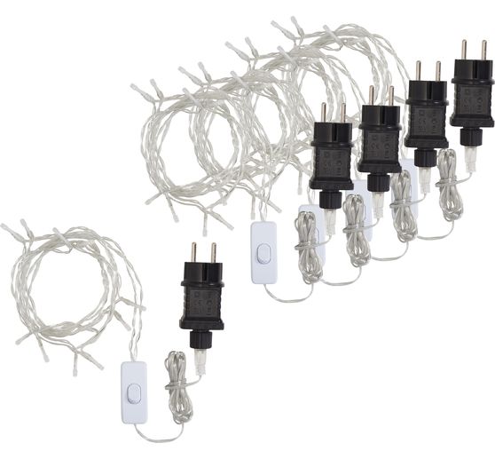 Guirlandes lumineuses VBS, 10 LED, 5 pc.