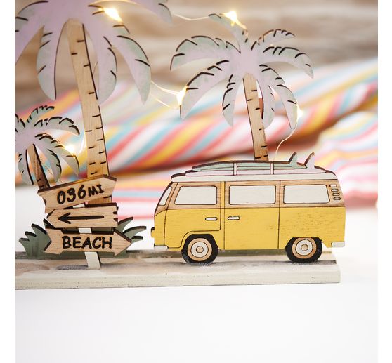 Guirlande lumineuse micro-LED VBS, avec minuterie, 10 LED