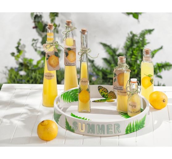 Plateau rond VBS, bois brut