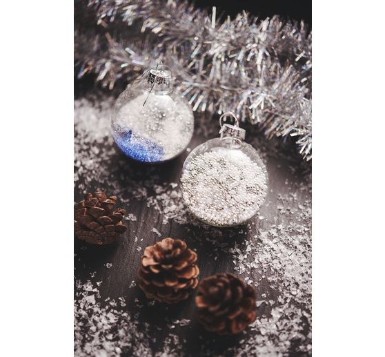 Boule en verre VBS, Ø 6 cm, 4 pc.