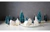 Sapins miniatures, enneigés, set de 16