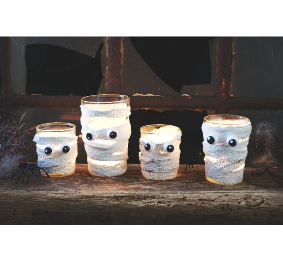 Verres à bougie chauffe-plat VBS, set de 4