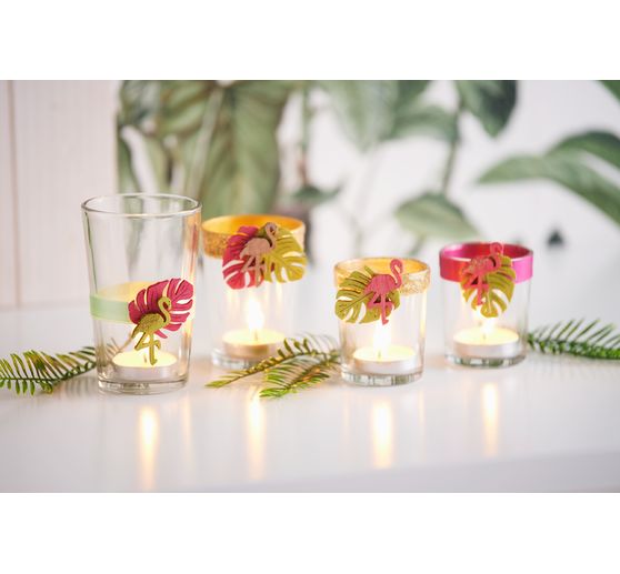 Verres à bougie chauffe-plat VBS, set de 4