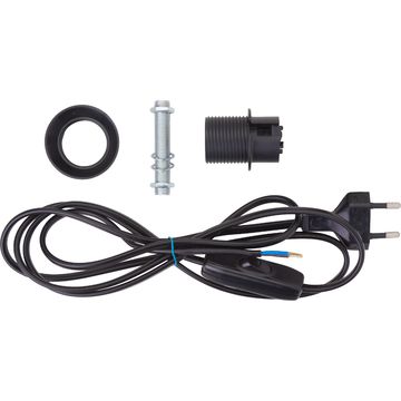 Câble Lampe Avec Interrupteur Et Douille E14 - Longueur 2 M, Fiche Européenne, Transparent, Pour Ampoule Bougie