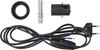 VBS Set de câbles de raccordement pour lampes E14, noir