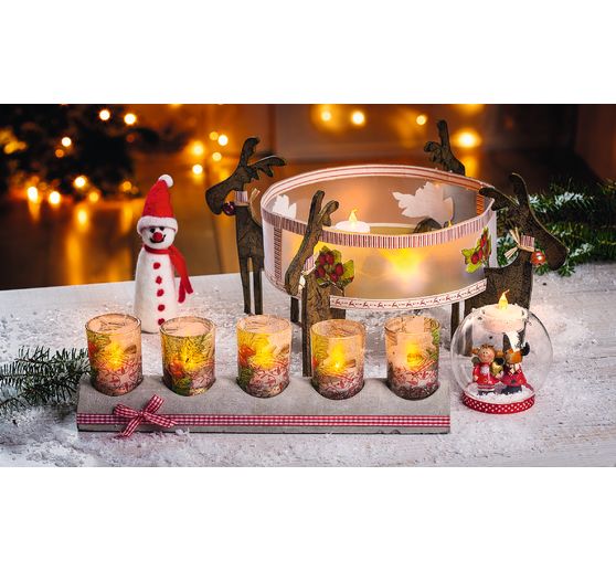 Bougies chauffe-plat LED VBS, 4 pc.